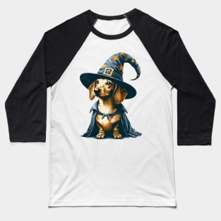 English Cream Dachshund Wizard Baseball T-Shirt